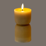 Luxe Collection Natural Glow 2.75x6 Stone Carved LED Candle - Thumb 2