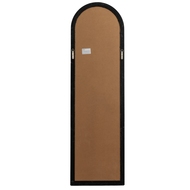 Black Wood Tall Arched Window Mirror - Thumb 4