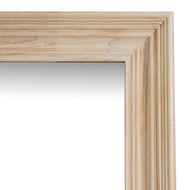 Washed Wood Large Framed Mirror - Thumb 2