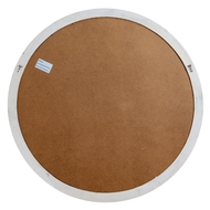Washed Wood Round Window Mirror - Thumb 4