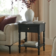 Contour Collection 1 Drawer Side Table - Thumb 2