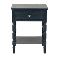 Contour Collection 1 Drawer Side Table - Thumb 3