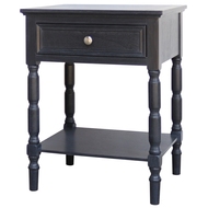 Contour Collection 1 Drawer Side Table - Thumb 1