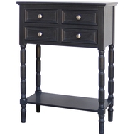 Contour Collection 4 Drawer Side Table - Thumb 1