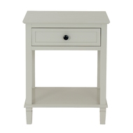 Belmont Collection 1 Drawer Side Table - Thumb 2