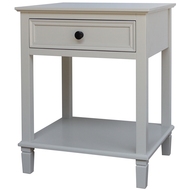 Belmont Collection 1 Drawer Side Table - Thumb 1