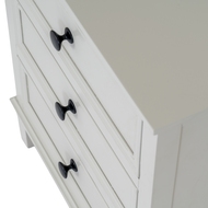 Belmont Collection 3 Drawer Bedside Table - Thumb 2