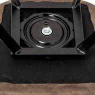 Malmo Coffee Swivel Dining Chair - Thumb 6