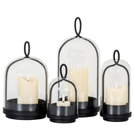 Nyx Large Candle Holder With Glass Cloche - Thumb 4