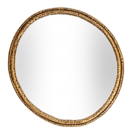 Nahla Large Mirror With Dimpled Frame - Thumb 1