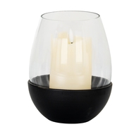 Neris Large Candle Holder With Glass Goblet - Thumb 2