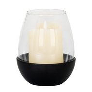 Neris Medium Candle Holder With Glass Goblet - Thumb 2