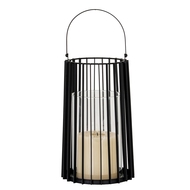 Lynk Large Lantern With Handle And Glass Candle Holder - Thumb 2