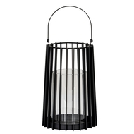 Lynk Medium Lantern With Handle And Glass Candle Holder - Thumb 1