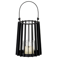 Lynk Small Lantern With Handle And Glass Candle Holder - Thumb 2