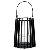 Lynk Small Lantern With Handle And Glass Candle Holder - Thumb 1