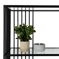 Alto Shelf Unit With Glass Shelves - Thumb 4