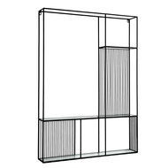 Axis Shelf Unit With Glass Shelves - Thumb 2