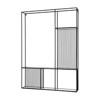 Axis Shelf Unit With Glass Shelves - Thumb 1