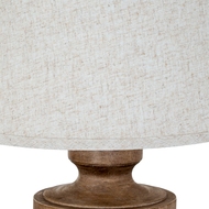 Tassora Table Lamp With Edged Linen Shade - Thumb 3