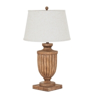 Tassora Table Lamp With Edged Linen Shade - Thumb 4