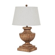 Marbelle Table Lamp With Edged Linen Shade - Thumb 2