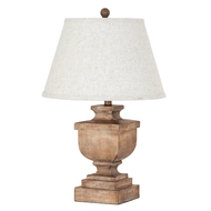 Ravelle Table Lamp With Edged Linen Shade - Thumb 2