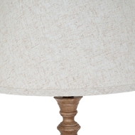 Solenne Table Lamp With Edged Linen Shade - Thumb 4