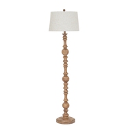 Seraphia Floor Lamp With Edged Linen Shade - Thumb 2