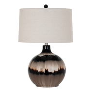 Sepia Shadows Table Lamp With Linen Shade - Thumb 2
