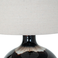 Sepia Shadows Table Lamp With Linen Shade - Thumb 5