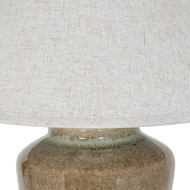 Mottura Ceramic Table Lamp With Edged Linen Shade - Thumb 4