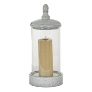 Sona Large Hurricane Lantern With Lid - Thumb 2