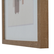 Tydis Art Mounted In Wooden Frame - Thumb 2