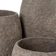 Umber Pot Belly Set Of 3 Planters - Thumb 2