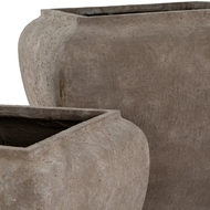 Umber Square Drum Set Of 2 Planters - Thumb 2