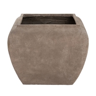 Umber Square Drum Set Of 2 Planters - Thumb 4