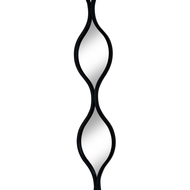 Decorative Hanging Black Mirror - Thumb 2