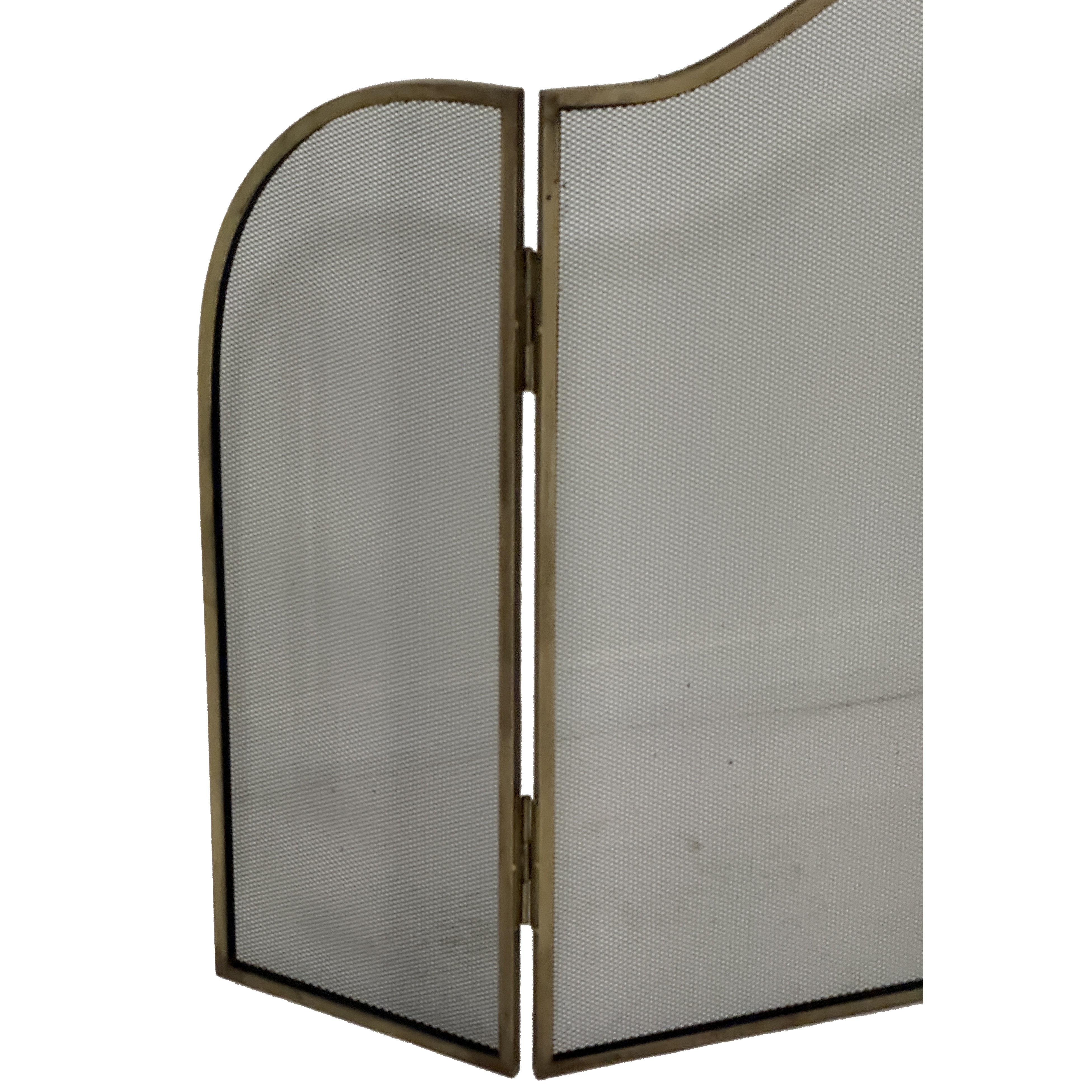 Antiqued Brass Fire Screen - Thumb 2