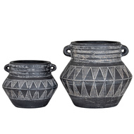 Etched Collection Pot With Handle - Thumb 6