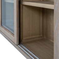 Delphine Collection Sliding Glass Dresser Top - Thumb 3