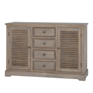 Delphine Collection 6 Door 3 Drawer Large Dresser Base - Thumb 1