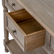 Delphine Collection 3 Drawer Console With Shelf - Thumb 4