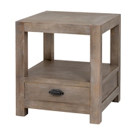 Haldon Collection 1 Drawer Side Table With Shelf - Thumb 1