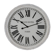 Hotel Paris White Clock With Glass - Thumb 1