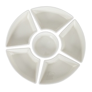 Acacia Lazy Susan including Ceramic Serving Bowls - Thumb 2