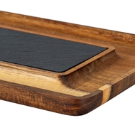 Acacia Serving Tray with Slate - Thumb 4
