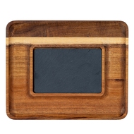 Acacia Serving Tray with Slate - Thumb 1