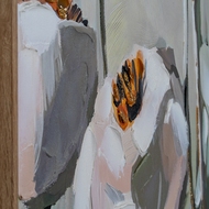 Poppy Heads Hand Painted Canvas in Frame - Thumb 3