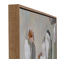 Poppy Heads Hand Painted Canvas in Frame - Thumb 4